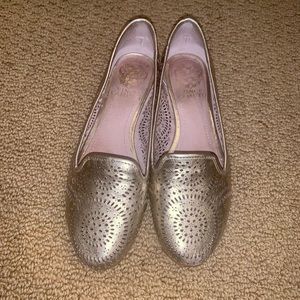 Champagne Gold Vince Camuto Flats Loafer